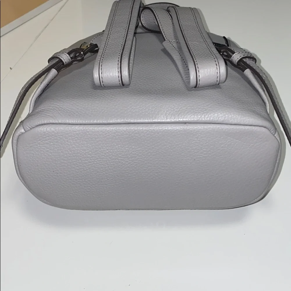 AUTH NWT MICHAEL KORS GROMMET BACKPACK PEARL GREY